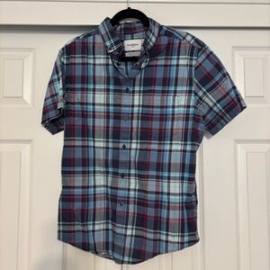 Goodfellow & Co Men's Blue Plaid Shirt